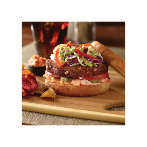 Veggie Burger Rosted Garlic And Quinoa