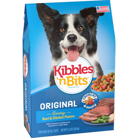 Kibbles N Bits Original Dog Food, 3.5 Pound -- 4 per case.