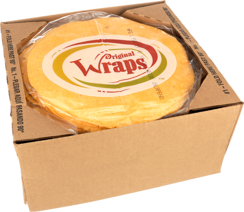 Tortilla Wrap Flour Pressed Cheese Jalapeño Flavored 12