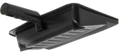Dust Pan Flexible Plastic Black 12x8