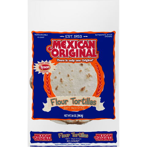 Mexican Original® TORTILLA FLOUR PRESSED WHITE 8