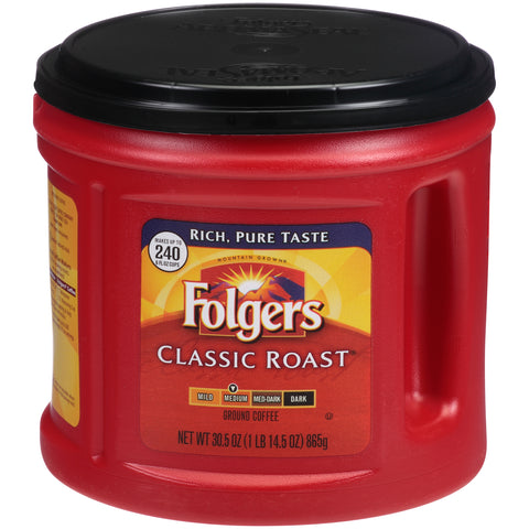 Folgers® COFFEE GROUND CLASSIC ROAST CAN