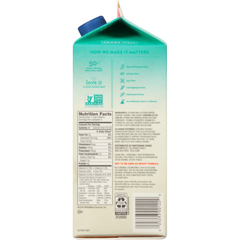 Silk Original Pure Coconut Milk, 64 Ounce -- 6 per case.
