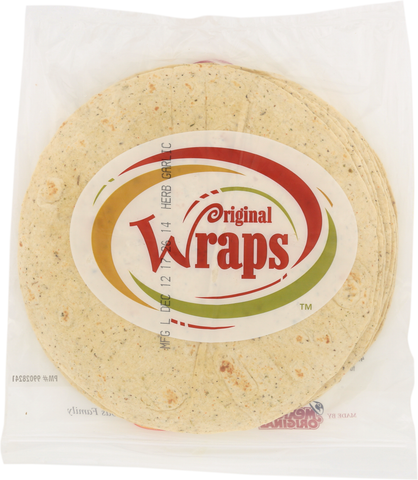 Mexican Original® TORTILLA FLOUR HERB GARLIC 12