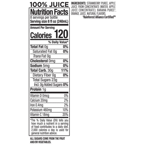 Naked Juice JUICE STRAWBERRY BANANA