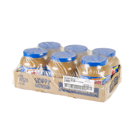 Skippy Super Chunky Extra Crunchy Peanut Butter, 64 Ounce -- 6 per case