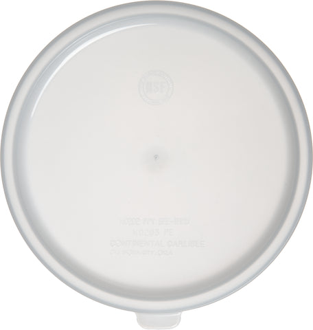 Carlisle LID 2&3.5 QT ROUND CENTER WHITE