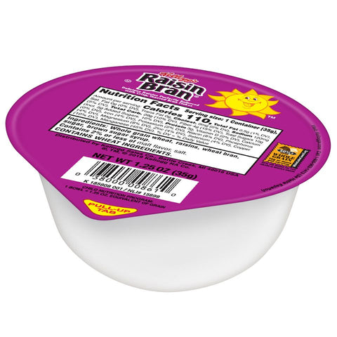 Cereal Raisins Bran Simple Serve 96 Case 1.25 Ounce