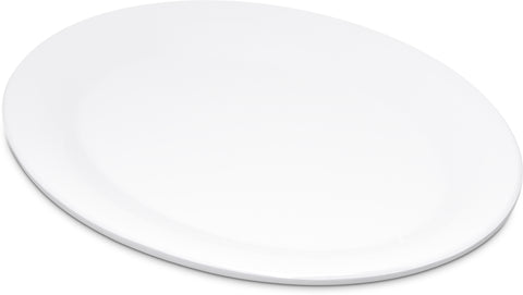 Carlisle PLATTER TRAY OVAL DURUS® MELAMINE WHITE 9.5X7.25