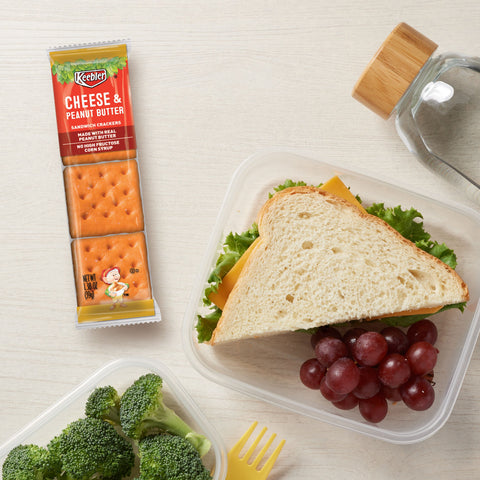 Keebler® CRACKER CHEESE & PEANUT BUTTER SANDWICH