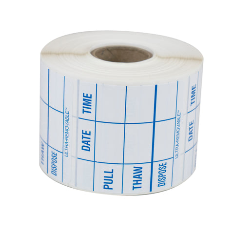 National Checking LABEL 2X2 PULL THAW DISPOSE REMOVABLE 500/ROL