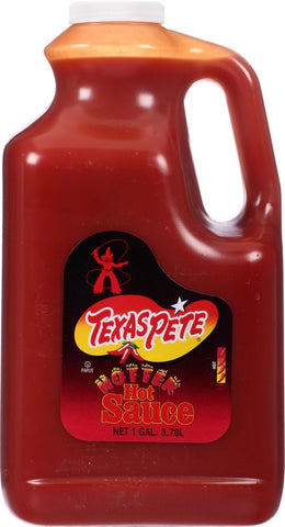 Texas Pete Hotter Hot Sauce, 1 Gallon -- 4 per case.