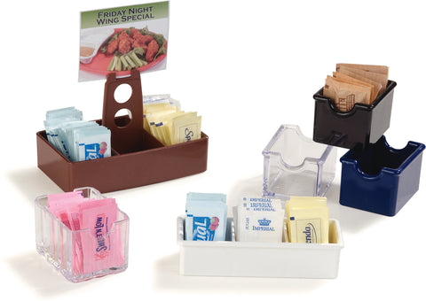 Carlisle CADDY MERCHANDISER SUGAR (HOLDS 50 PKTS) - BLACK