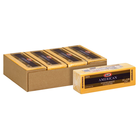 Cheese American Processed Sliced 81-108 Ct