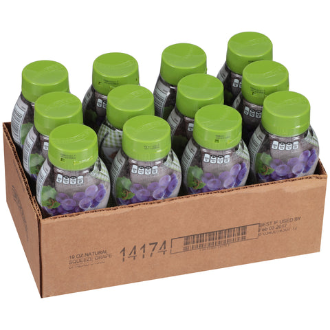 Smuckers Natural Concord Grape Fruit Spread, 19 Ounce Squeeze Bottle -- 12 per case