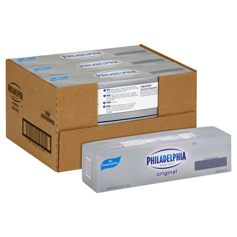 Kraft Philadelphia Cream Cheese Loaf, 3 Pound -- 6 per case.