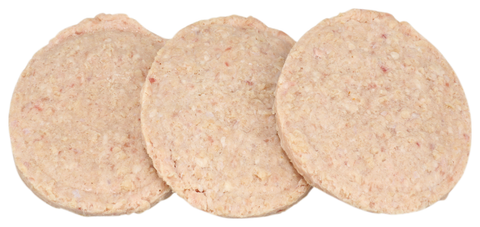Veal Pattie Chopped Soy Added Oval Shape 4 Oz 5040