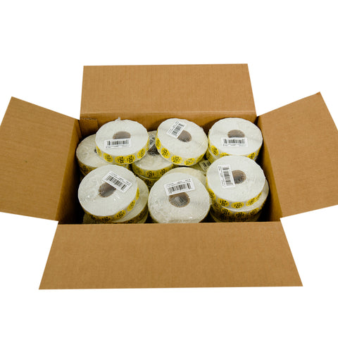 DateIt™ LABEL PERMANENT CIRCLE YELLOW TUESDAY .75