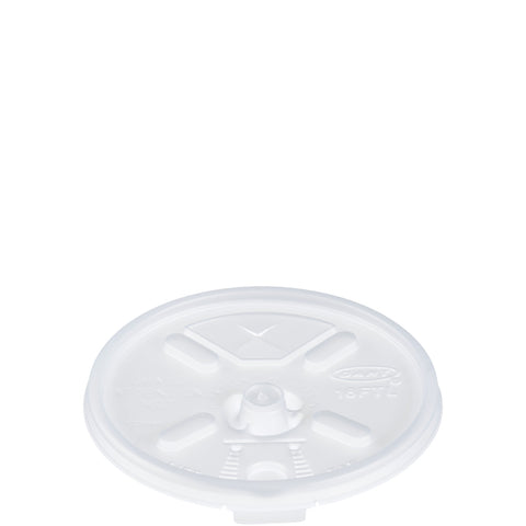 Lid Translucent Lift N' Lock W/ Straw Slot For Foam Cup 12-24 Oz