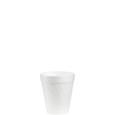 Foam Cup Greek Key Design 8 Oz