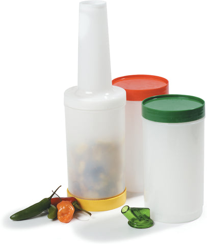 Container Complete Unit Yellow 1 Qt