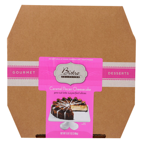 Bistro Collection Caramel Pecan Cheesecake, 87 Ounce -- 2 per case.
