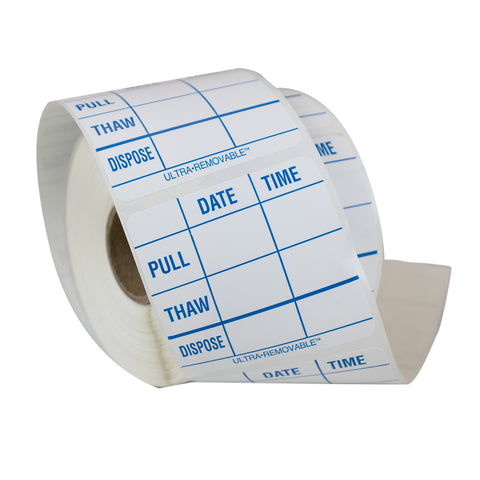 National Checking LABEL 2X2 PULL THAW DISPOSE REMOVABLE 500/ROL