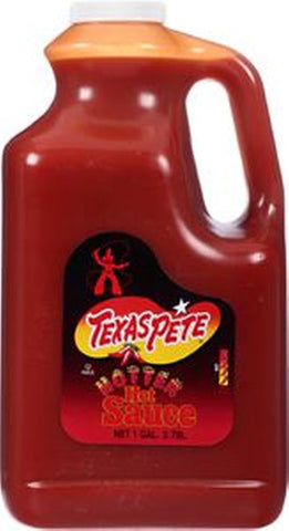 Texas Pete Hotter Hot Sauce, 1 Gallon -- 4 per case.