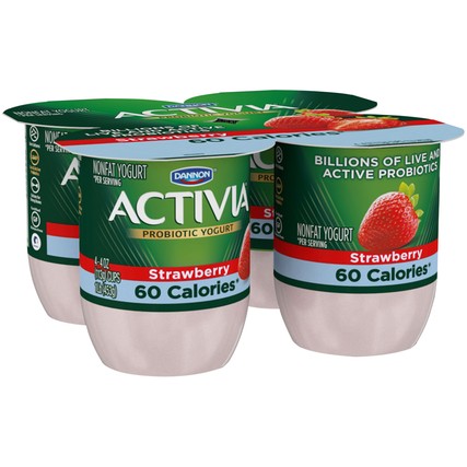 Activia® YOGURT STRAWBERRY BLENDED PROBIOTIC RBST FREE SS CUP REF