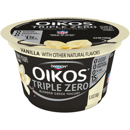 Yogurt Greek Vanilla Triple Zero