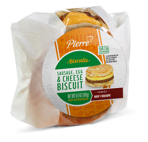 Hot 'n' Ready® SANDWICH SAUSAGE EGG & CHEESE BISCUIT 10000099100