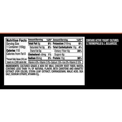 Yogurt Greek Peach Triple Zero Nonfat