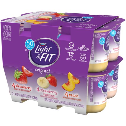 Yogurt Variety Pack Strawberry Banana/vanilla/ Blackberry