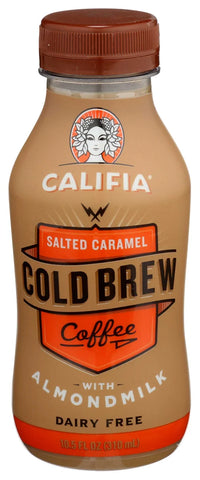 Califia Farms Cold Brew Coffee with Almond Milk Salted Caramel Bottle