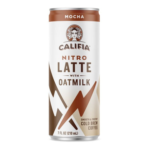 Califia Farms Nitro Cold Brew Coffee, Mocha, Oat Milk Latte